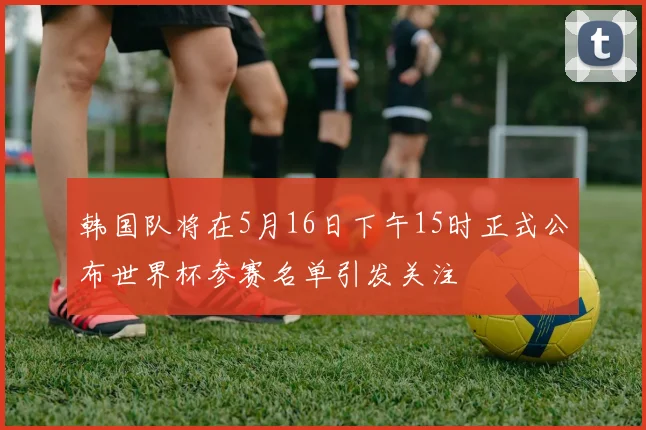韩国队将在5月16日下午15时正式公布世界杯参赛名单引发关注